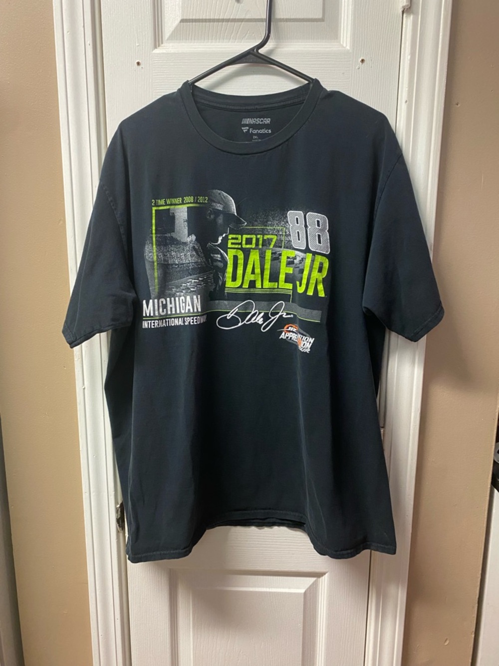 Fanatics Black NASCAR Logo Tee